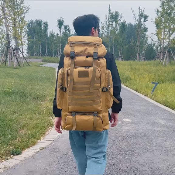 tokozy | 80L Tactical Waterproof Backpack